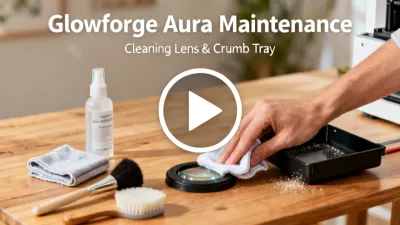Glowforge Aura cleaning and maintenance guide tutorial